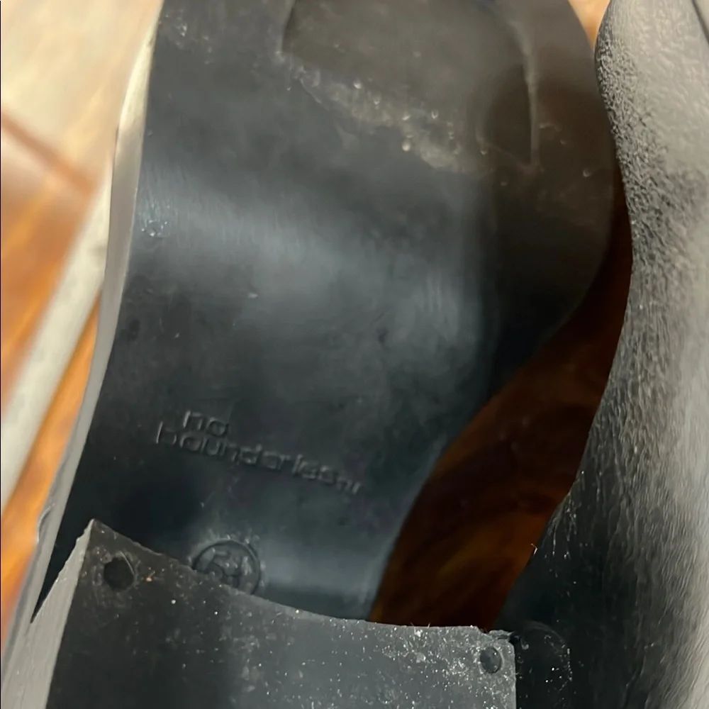 No Boundaries Black Ankle Booties with Elastic Panels - Picture 11 of 12